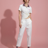 Optic Block Collar Polo | Women