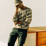 Diagonal Logo Sweater | Men