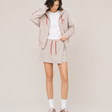 Jersey Zip-up Hoodie | Women