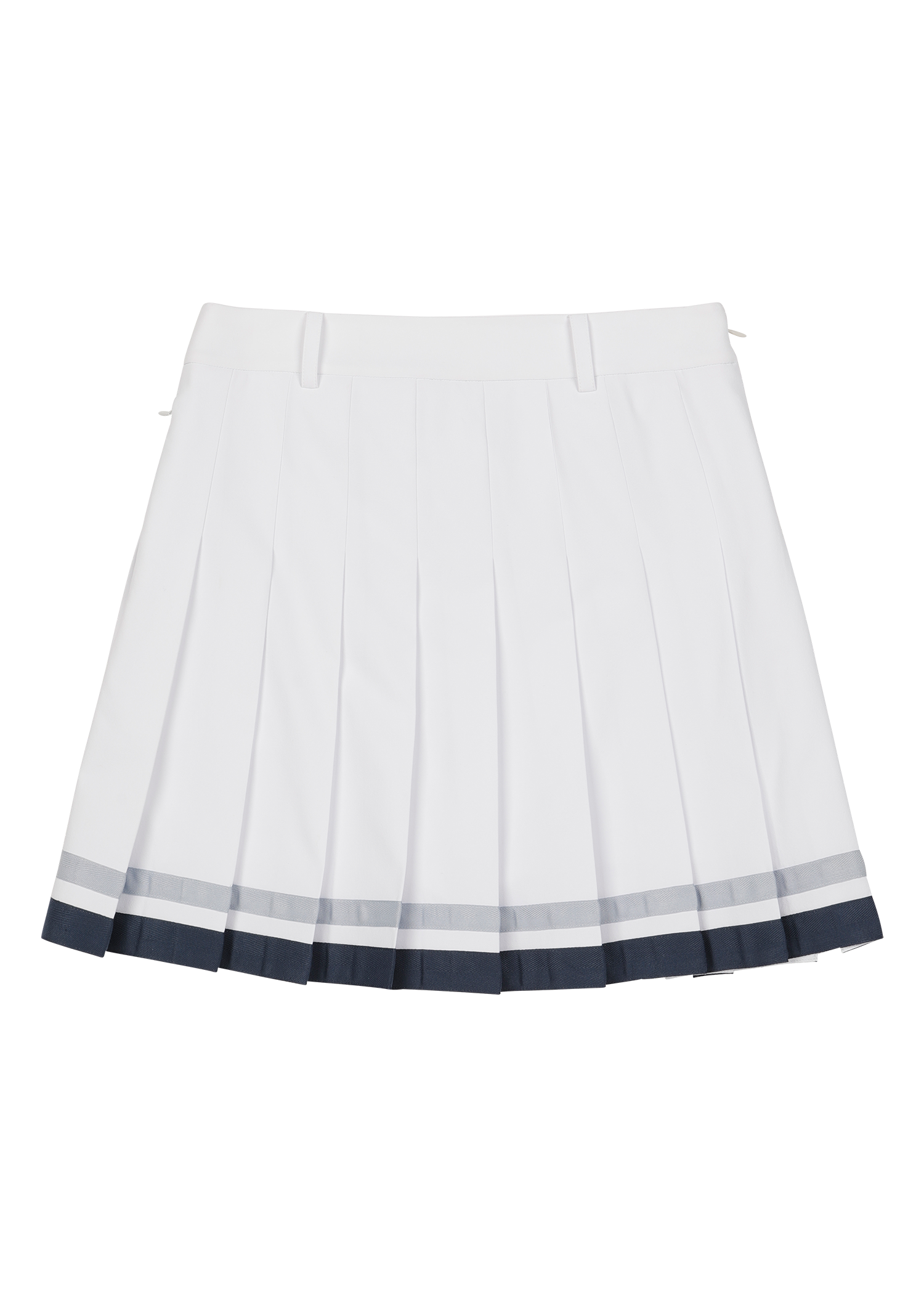 Color Tipping Pleat Skort 