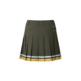 Color Tipping Pleat Skort | Women