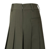 Color Tipping Pleat Skort | Women