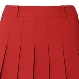 Color Tipping Pleat Skort | Women