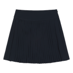 Pleated skort design with color-tipping detail
Simple waistband with a buckle point
Built-in inner shorts for comfortable movement