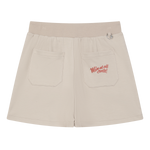 Wrap-over front panel for a clean layered look
Clean waistband with a basic drawstring
Relaxed silhouette for easy movement.