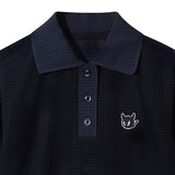 Mesh Jersey SS Polo | Women