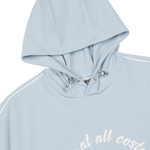 Short-sleeve hoodie with WAACKY flag graphics
Front and back logo artwork
Relaxed silhouette for everyday wear