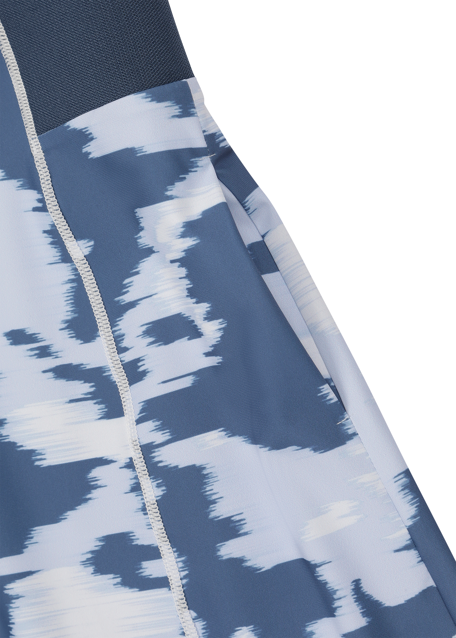 Smog Camo Dress
Functional side pockets detail
