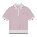 Rib Collar Polo | Women