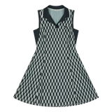 Optic Block Sleeveless Dress | Women