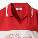 Rib Collar SS Stretch Pullover Vest | Women