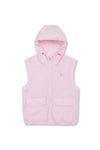 Zip-up Hoodie Vest | Women