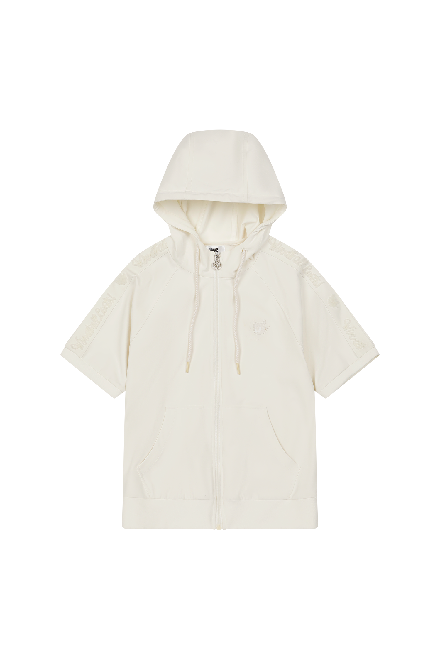 Short Sleeve Zip-Up Hoodie | Women