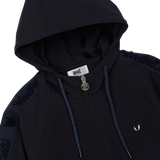 Short Sleeve Zip-Up Hoodie | Women