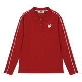Soft knit polo with a slogan graphic
Front WAACKY logo detail
Comfortable texture with a casual WAAC mood