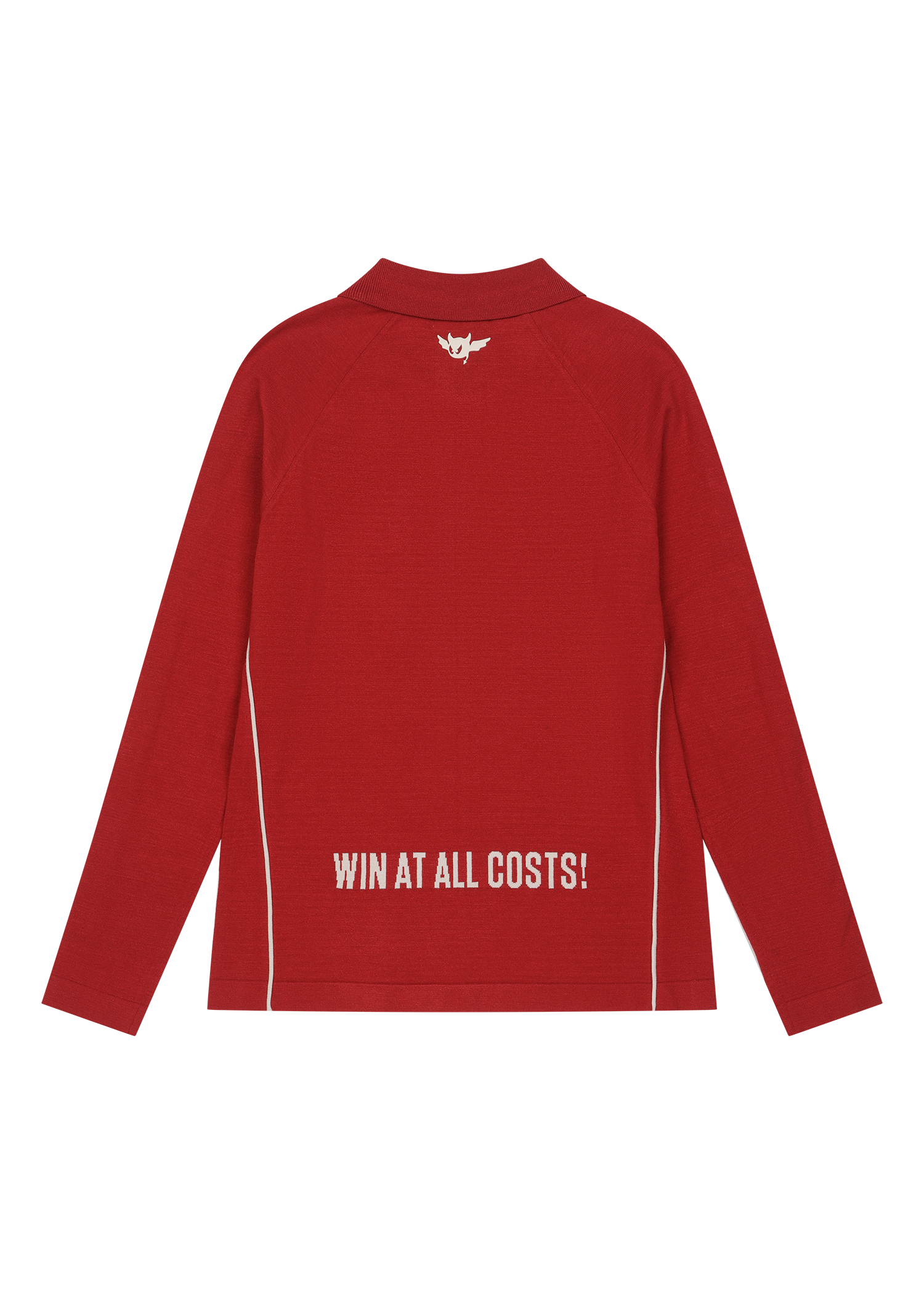 Soft knit polo with a slogan graphic
Front WAACKY logo detail
Comfortable texture with a casual WAAC mood