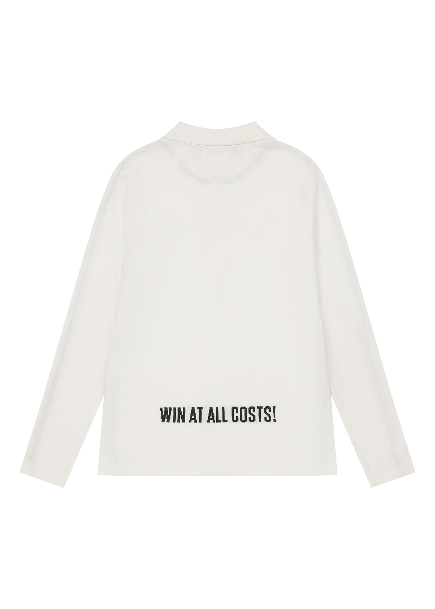 Soft knit polo with a slogan graphic
Front WAACKY logo detail
Comfortable texture with a casual WAAC mood