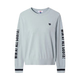 Slogan Sleeve Sweater | Women