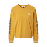 Slogan Sleeve Sweater | Women