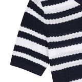 Multi Stripes Knit Polo | Women