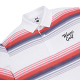 Stripe Pattern Short Sleeve Polo  | Men