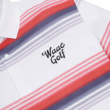 Stripe Pattern Short Sleeve Polo  | Men