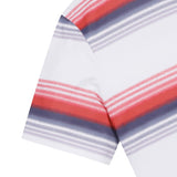 Stripe Pattern Short Sleeve Polo  | Men