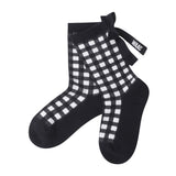 Check Ribbon Socks | Women