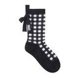 Check Ribbon Socks | Women