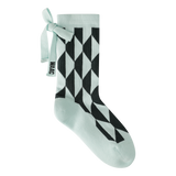 Women Optic Block Ribbon Socks | Women