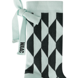 Women Optic Block Ribbon Socks | Women
