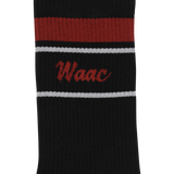 Color 3-pack Socks
Mid-length socks with contrast stripe detail
Simple logo lettering on the cuff
Comes as a three-color pack 