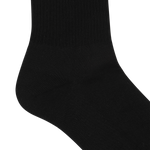 Color 3-pack Socks
Mid-length socks with contrast stripe detail
Simple logo lettering on the cuff
Comes as a three-color pack