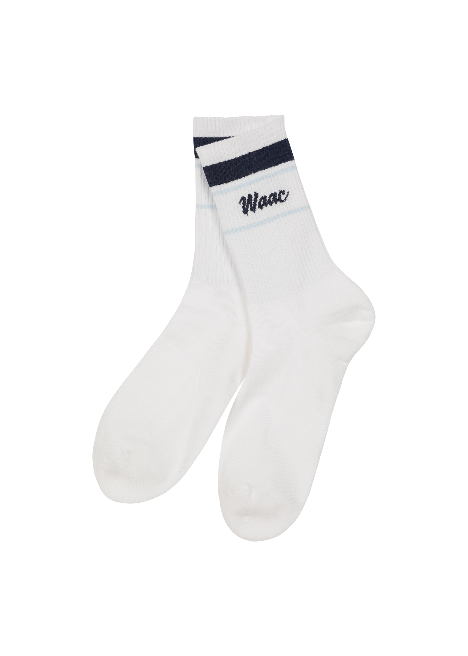Color 3-pack Socks
Mid-length socks with contrast stripe detail
Simple logo lettering on the cuff
Comes as a three-color pack