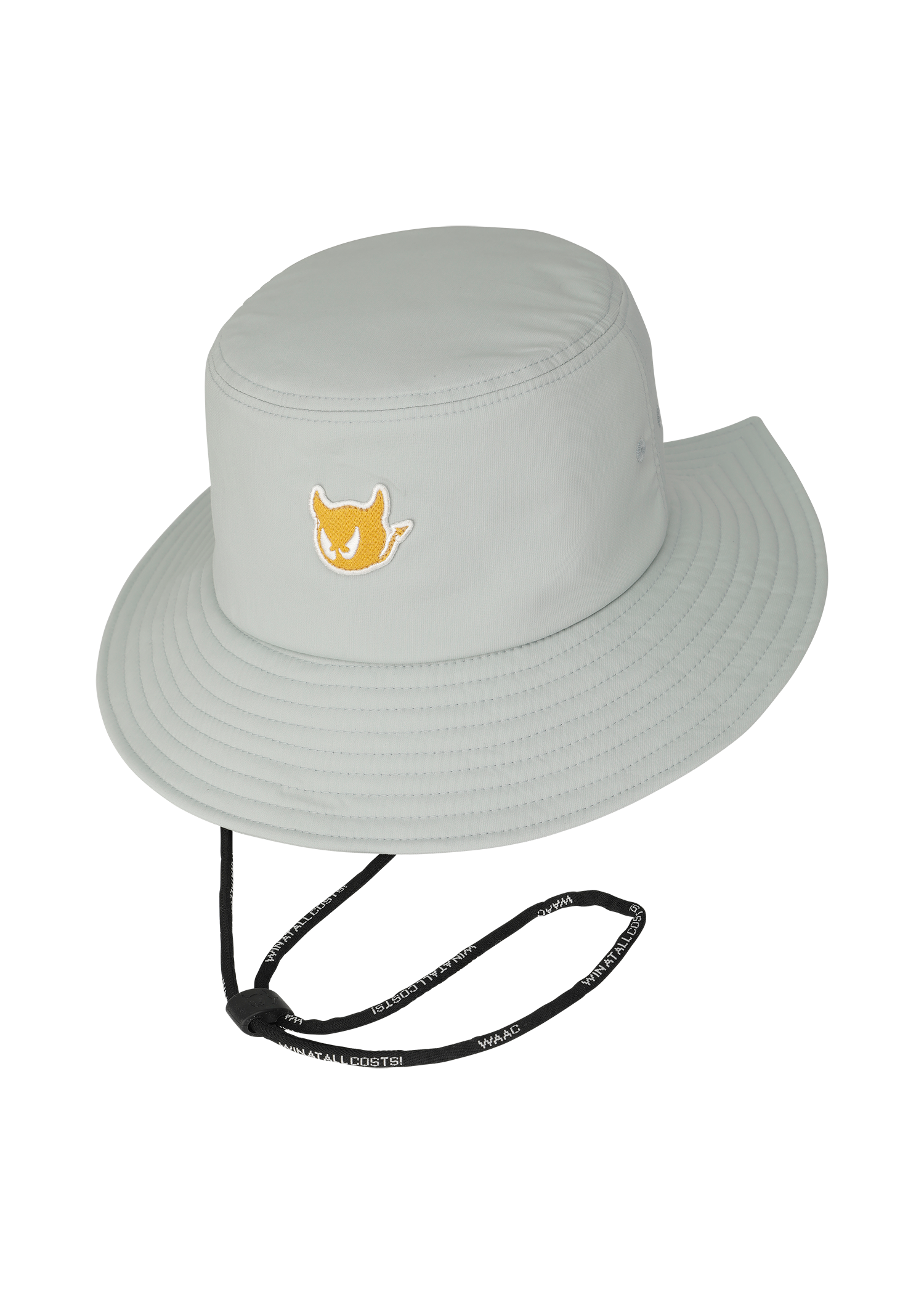Snapback Bucket Hat
Bucket hat with a snapback-style adjustable back
Front WAACKY emblem detail
Chin strap for a secure and easy fit