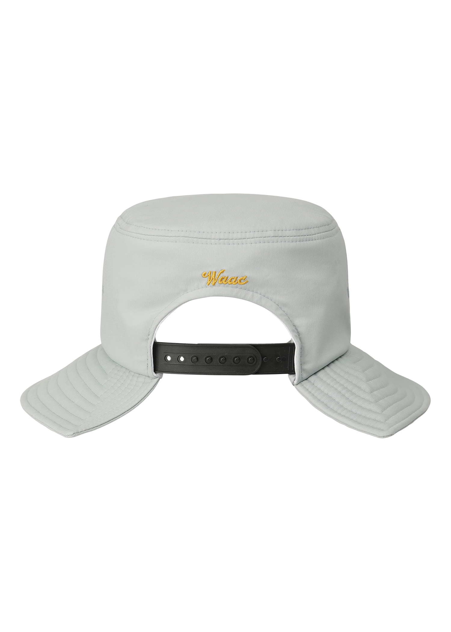 Snapback Bucket Hat
Bucket hat with a snapback-style adjustable back
Front WAACKY emblem detail
Chin strap for a secure and easy fit