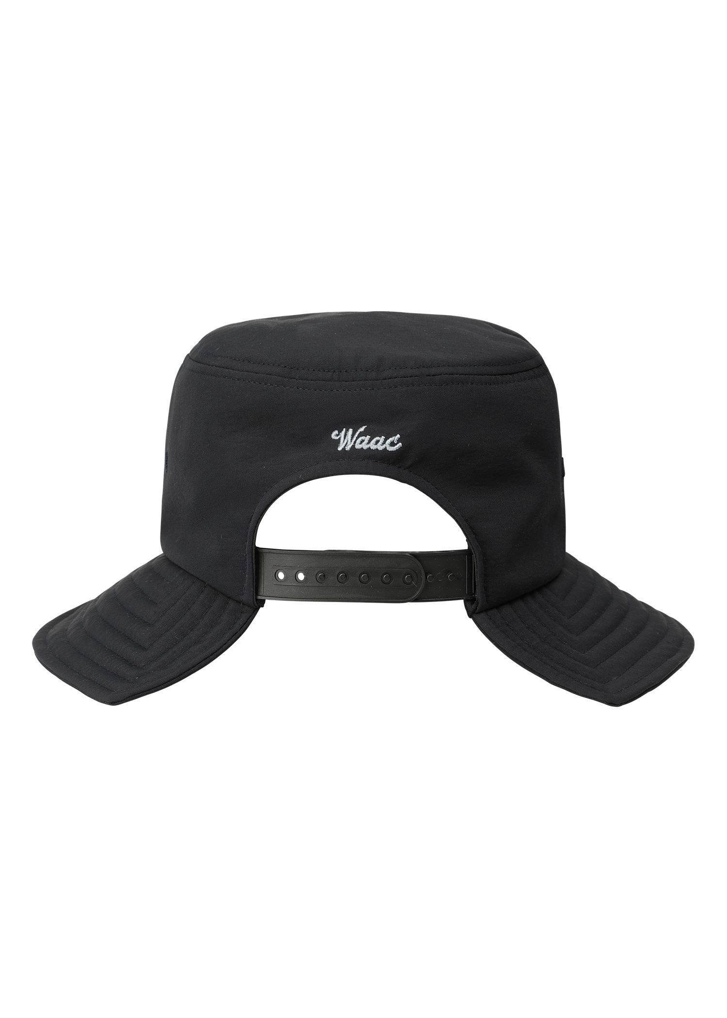 Snapback Bucket Hat
Bucket hat with a snapback-style adjustable back
Front WAACKY emblem detail
Chin strap for a secure and easy fit