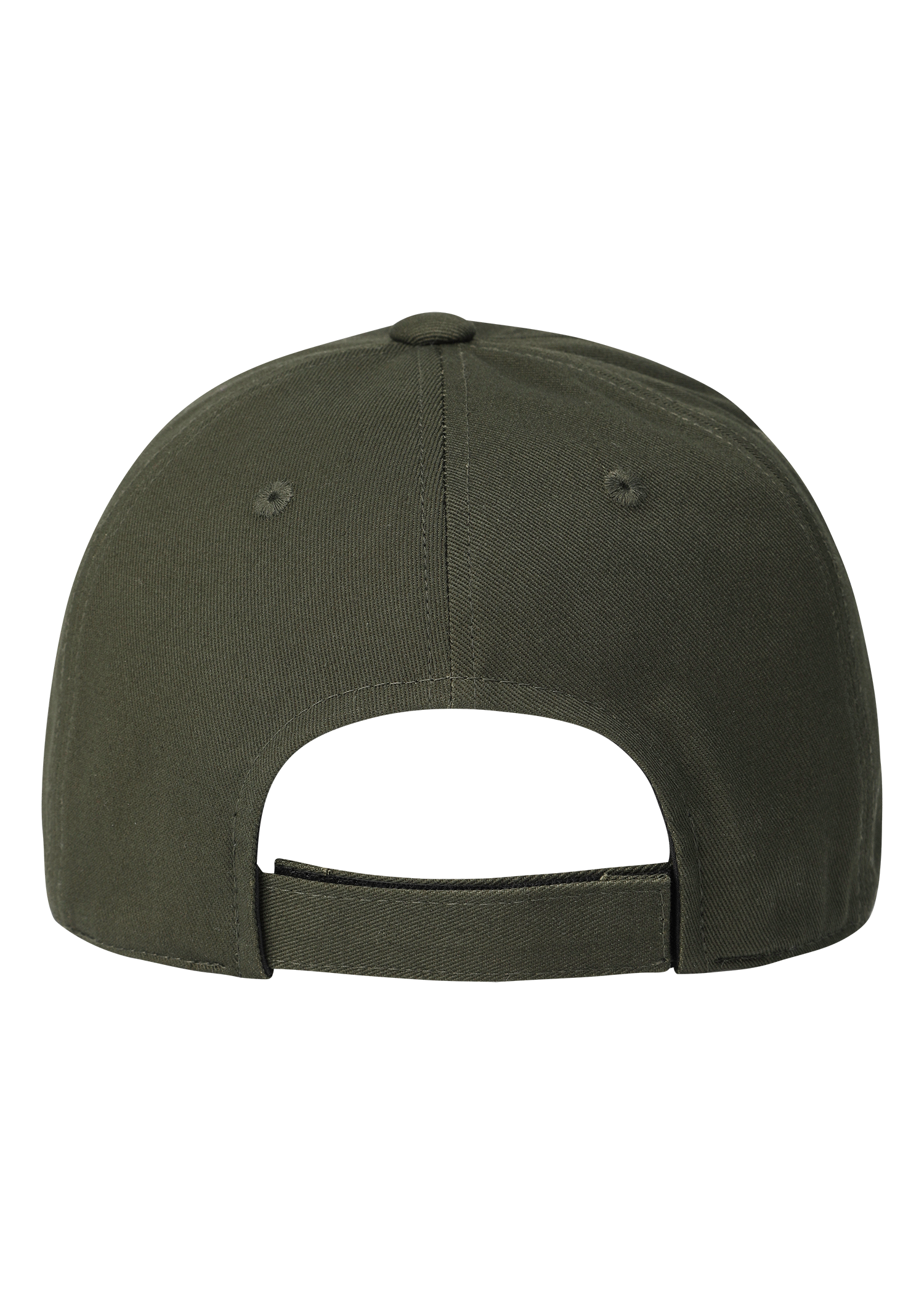 Curved-brim cap with a bold front slogan embroidery
Textured panel design adds a simple accent
Adjustable back strap for a comfortable fit