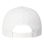 Curved-brim cap with a bold front slogan embroidery
Textured panel design adds a simple accent
Adjustable back strap for a comfortable fit