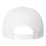 Curved-brim cap with a bold front slogan embroidery
Textured panel design adds a simple accent
Adjustable back strap for a comfortable fit