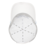 Curved-brim cap with a bold front slogan embroidery
Textured panel design adds a simple accent
Adjustable back strap for a comfortable fit