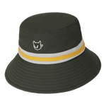 Color Tape Bucket Hat
with a color-tape accent&nbsp;
Front WAACKY emblem detail
Wide brim for a balanced silhouette