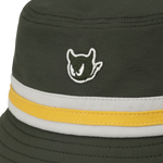 Color Tape Bucket Hat
with a color-tape accent&nbsp;
Front WAACKY emblem detail
Wide brim for a balanced silhouette