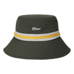 Color Tape Bucket Hat
with a color-tape accent&nbsp;
Front WAACKY emblem detail
Wide brim for a balanced silhouette
