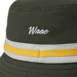 Color Tape Bucket Hat
with a color-tape accent&nbsp;
Front WAACKY emblem detail
Wide brim for a balanced silhouette