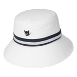 Color Tape Bucket Hat
with a color-tape accent&nbsp;
Front WAACKY emblem detail
Wide brim for a balanced silhouette