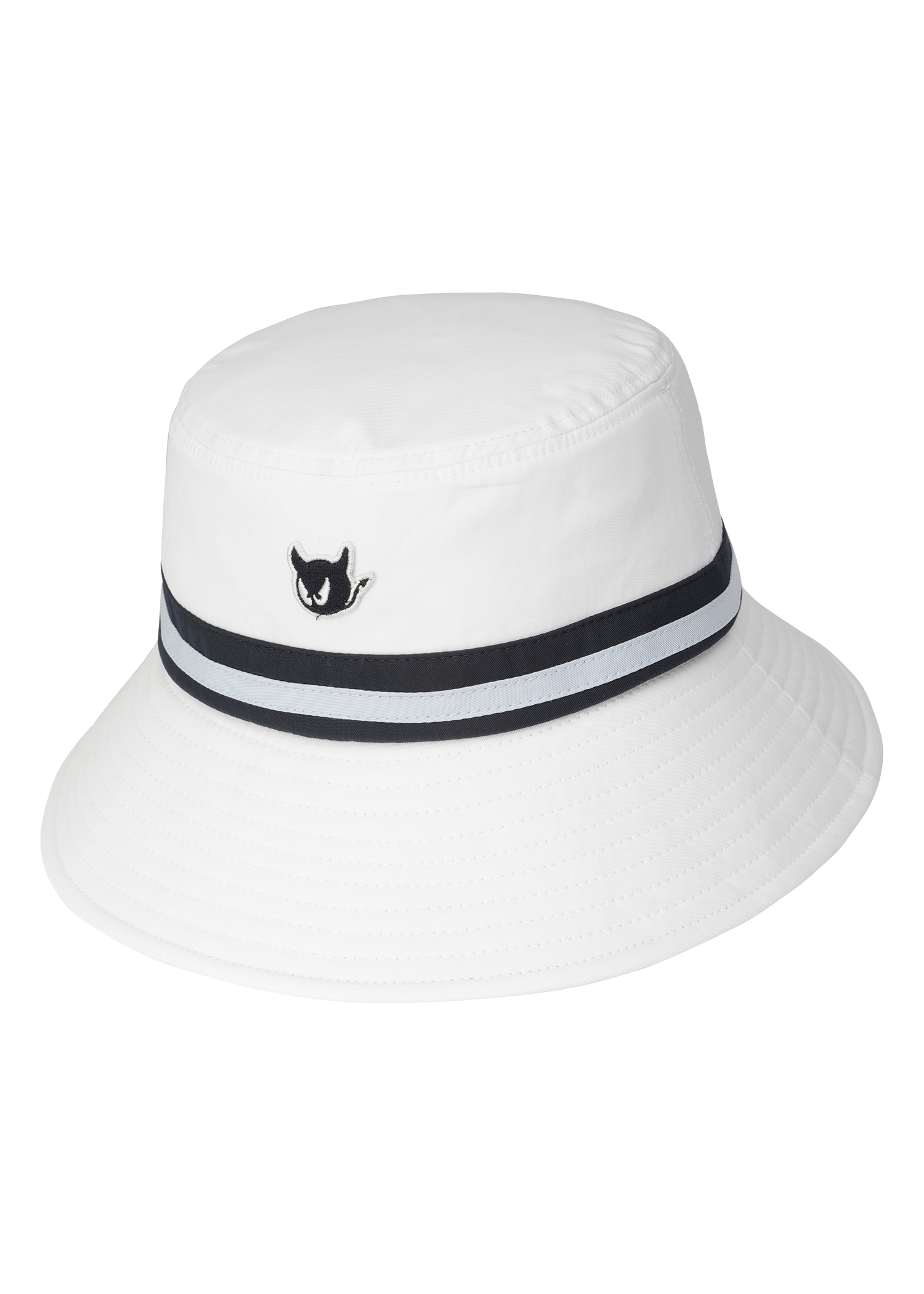 Color Tape Bucket Hat
with a color-tape accent&nbsp;
Front WAACKY emblem detail
Wide brim for a balanced silhouette
