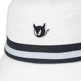 Color Tape Bucket Hat
with a color-tape accent&nbsp;
Front WAACKY emblem detail
Wide brim for a balanced silhouette