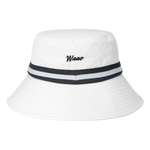 Color Tape Bucket Hat
with a color-tape accent&nbsp;
Front WAACKY emblem detail
Wide brim for a balanced silhouette