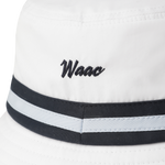 Color Tape Bucket Hat
with a color-tape accent&nbsp;
Front WAACKY emblem detail
Wide brim for a balanced silhouette